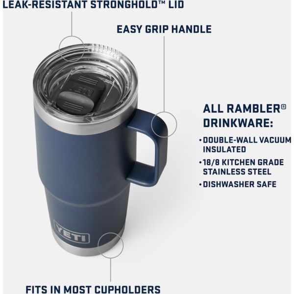 2026 YETI Rambler 20 OZ Travel Mug 70000002322 - Navy